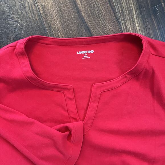 LOT OF 5 LANDS END & LL BEAN POLO AND V NECK WOMENS SHIRTS PLUS SIZE 3X BUNDLE - Picture 7 of 7